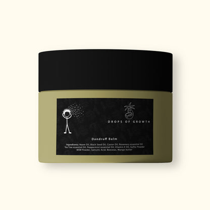 Dandruff treatment balm